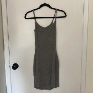 XXS Skims Soft Lounge Slip Dress in Heather Grey